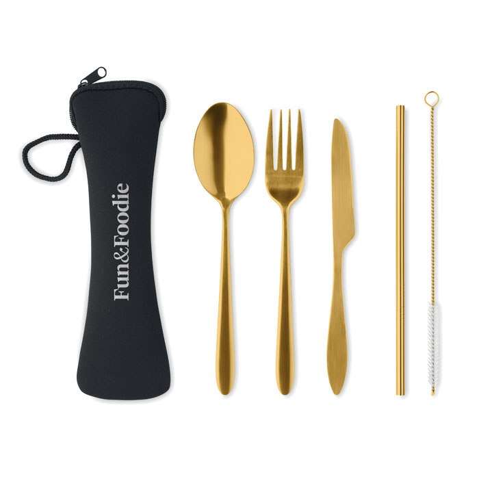 5 SERVICE Set cubiertos acero inoxidable - Otros accesorios cocina - Regalo Promocional Personalizado - imagen 10