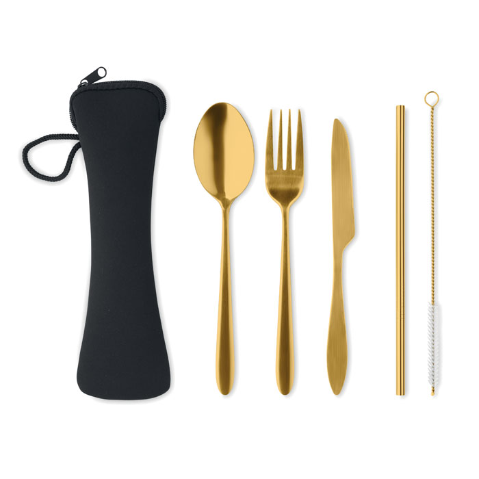 5 SERVICE Set cubiertos acero inoxidable - Otros accesorios cocina - Regalo Promocional Personalizado - imagen 7
