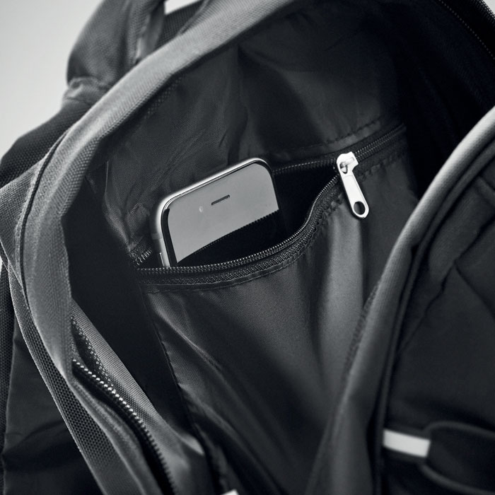 MONTE LOMO Mochila jaspeada 600D RPET - Mochilas personalizadas - Regalo Promocional Personalizado - imagen 4