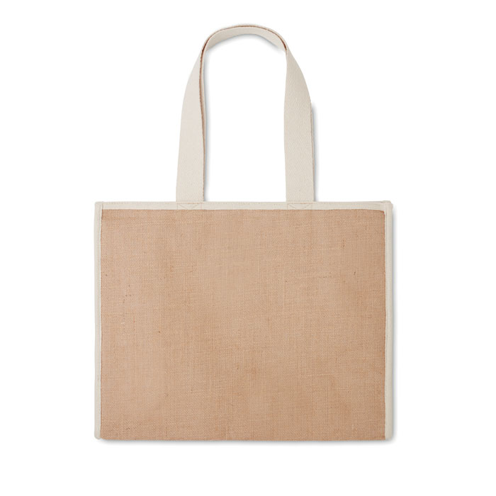 Bolsa nevera de canvas y yute Campo de Geli - Verano - Regalo Promocional Personalizado - vista alternativa