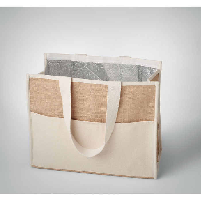 Bolsa nevera de canvas y yute Campo de Geli - Verano - Regalo Promocional Personalizado - imagen 7