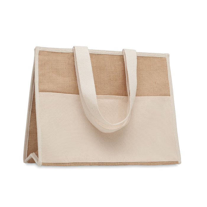 Bolsa nevera de canvas y yute Campo de Geli - Verano - Regalo Promocional Personalizado - imagen 4