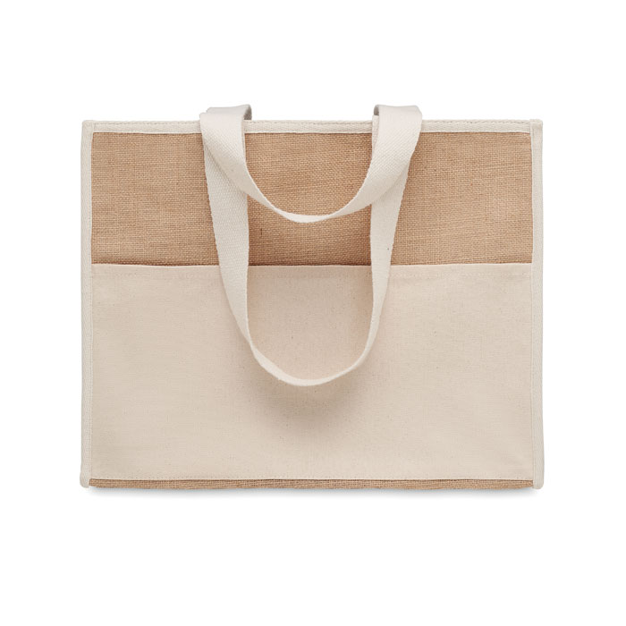 Bolsa nevera de canvas y yute Campo de Geli - Verano - Regalo Promocional Personalizado - imagen 3