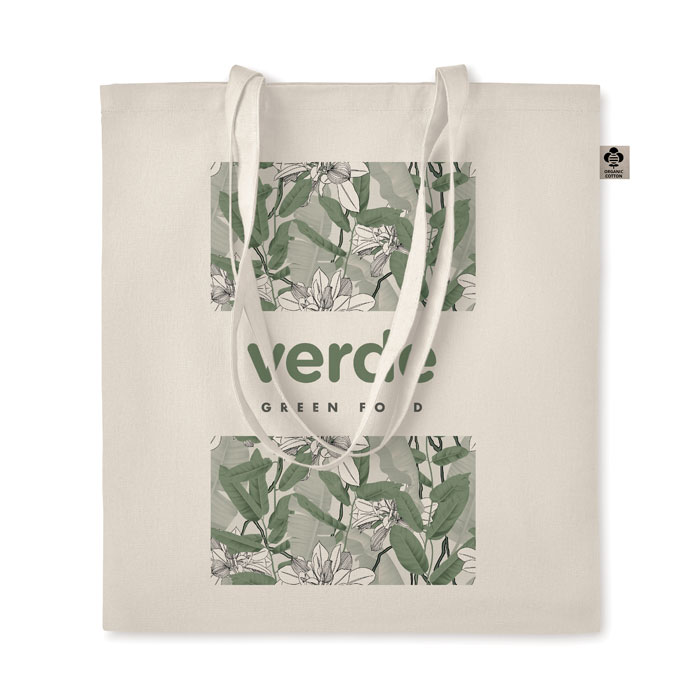 ZIMDE Bolsa compra algodón organico - Bolsas personalizadas - Regalo Promocional Personalizado - imagen 3