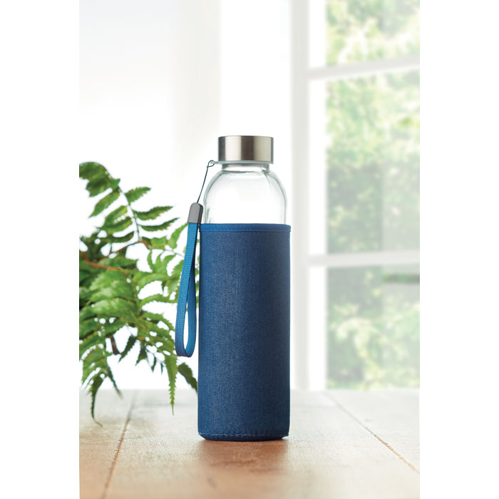 UTAH DENIM Botella cristal con funda 500ml - Tazas y botellas - Regalo Promocional Personalizado - imagen 4