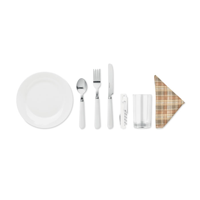 MIMBRE PLUS Cesta de picnic para 4 personas - Verano - Regalo Promocional Personalizado - imagen 8