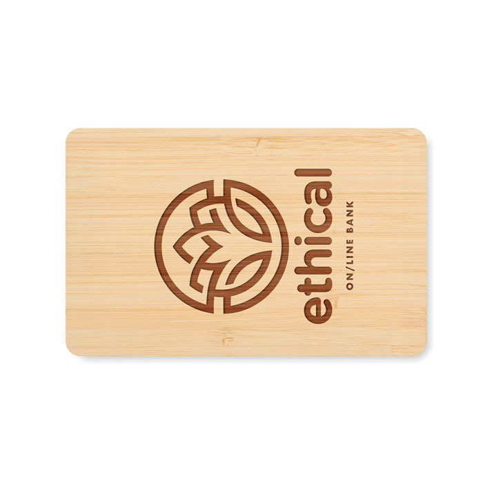 CUSTOS + Tarjeta RFID carcasa bambú - Tecnología - Regalo Promocional Personalizado - imagen 5