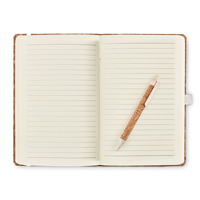 SUBER SET Set libreta bolígrafo corcho - Set de escritura personalizados - Regalo Promocional Personalizado - imagen 4