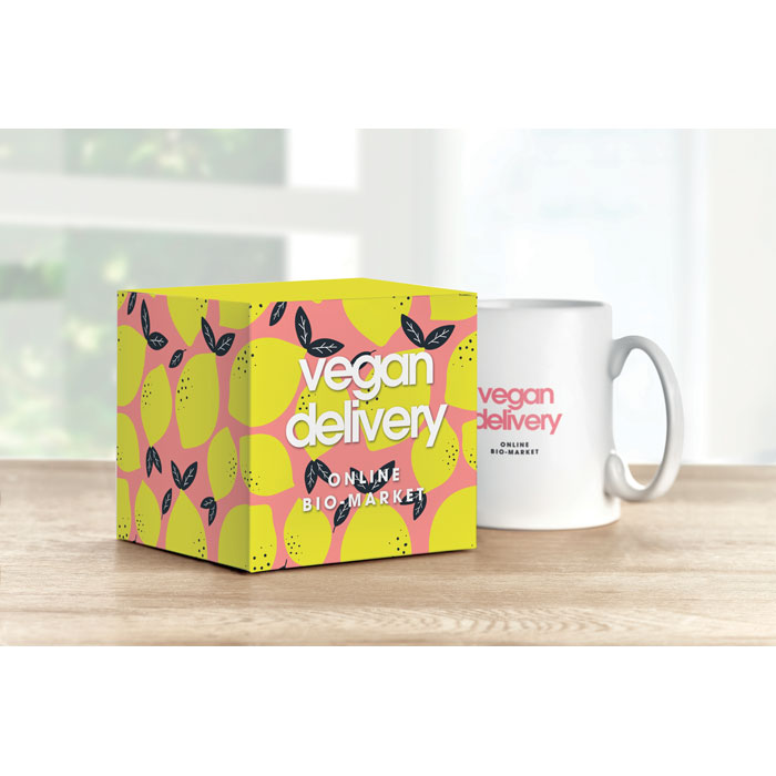 BOX Caja carton taza sublimacion - Tazas y vasos personalizados - Regalo Promocional Personalizado - imagen 4