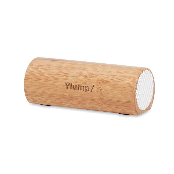 SPEAKBOX Altavoz bambú inalámbrico 2x5W - Tecnología - Regalo Promocional Personalizado - imagen 6