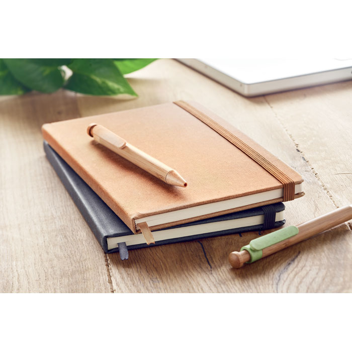 BAOBAB Libreta rayado PU reciclado A5 - Oficina - Regalo Promocional Personalizado - imagen 5