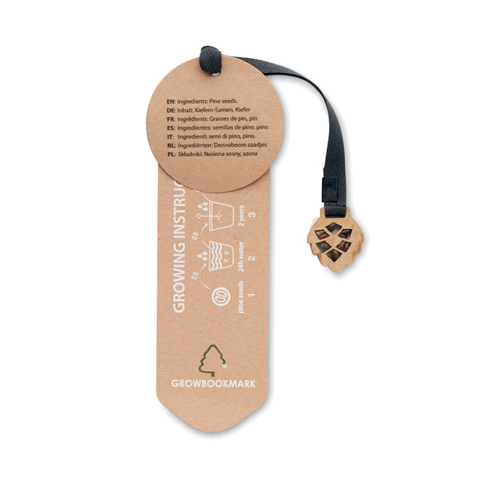 GROWBOOKMARK™ Marca páginas pino - Jardín - Regalo Promocional Personalizado - imagen 5