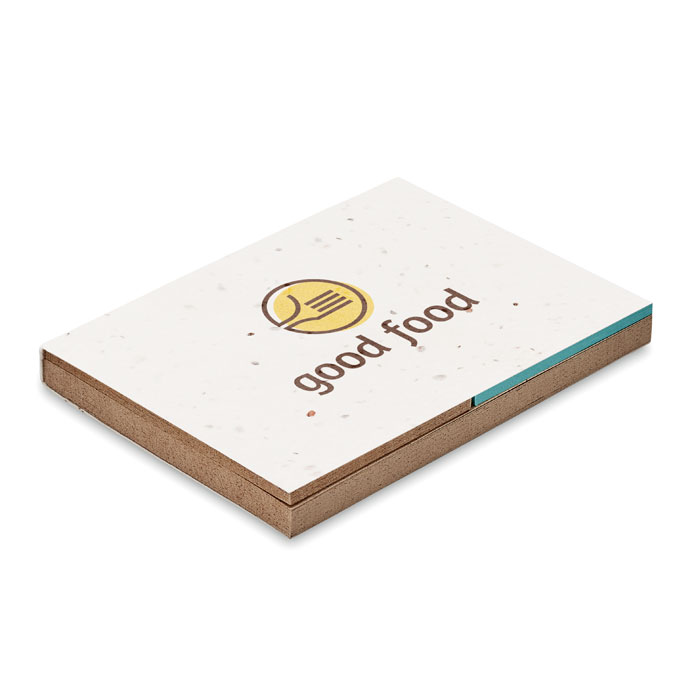 GROW ME Bloc de notas semillas hierba - Oficina - Regalo Promocional Personalizado - imagen 5