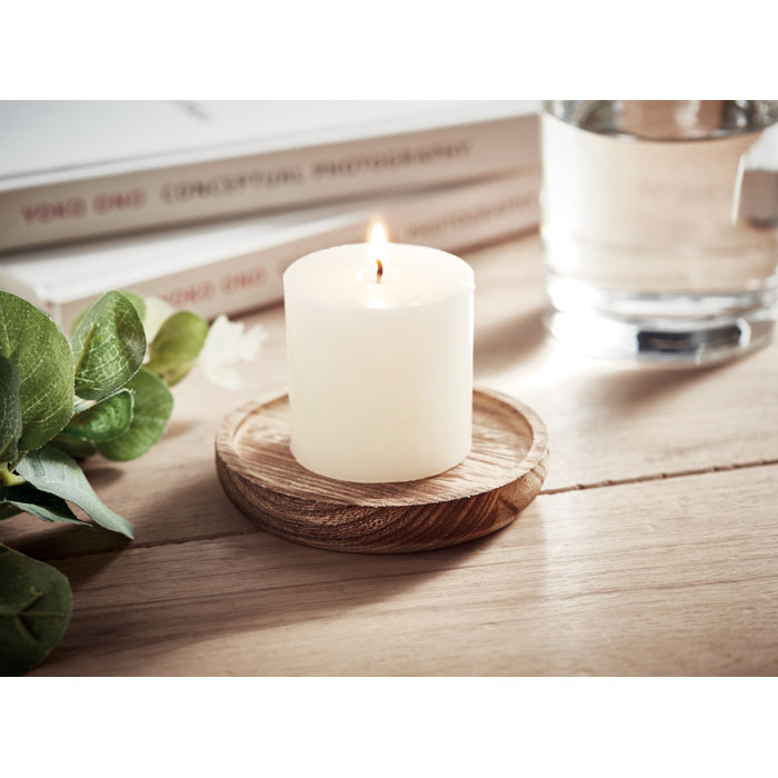 PENTAS Porta velas madera - Velas personalizadas - Regalo Promocional Personalizado - imagen 4