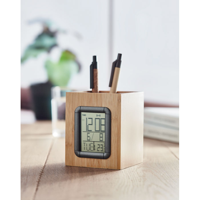 MANILA Porta bolígrafos bambú - Tecnología - Regalo Promocional Personalizado - imagen 7