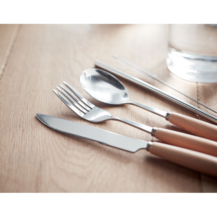 CUSTA SET Set de cubiertos acero inox. - Otros accesorios cocina - Regalo Promocional Personalizado - imagen 5