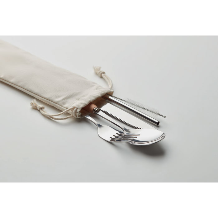 CUSTA SET Set de cubiertos acero inox. - Otros accesorios cocina - Regalo Promocional Personalizado - imagen 6