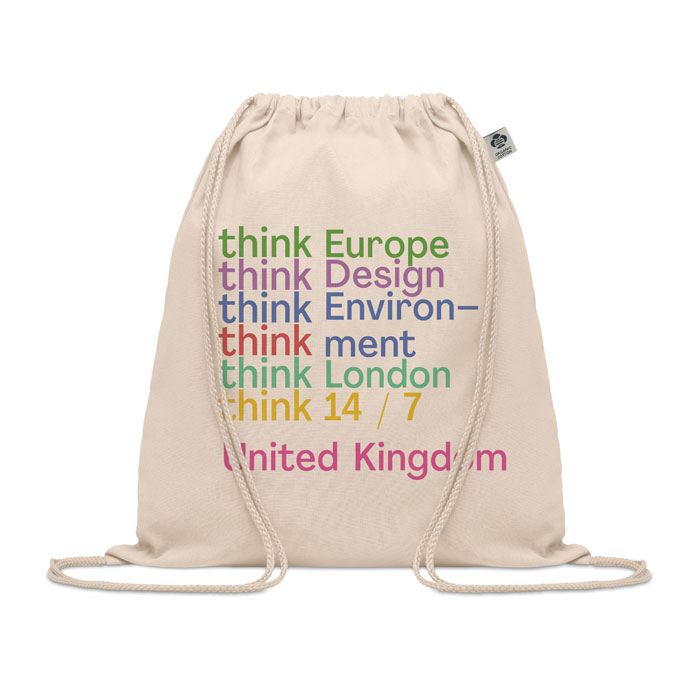 YUKI Bolsa de algodón orgánico - Mochilas personalizadas - Regalo Promocional Personalizado - imagen 4