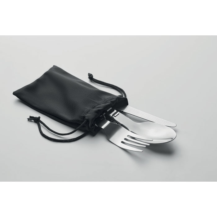 STAPI SET Set cubiertos camping 3 pcs - Verano - Regalo Promocional Personalizado - imagen 3