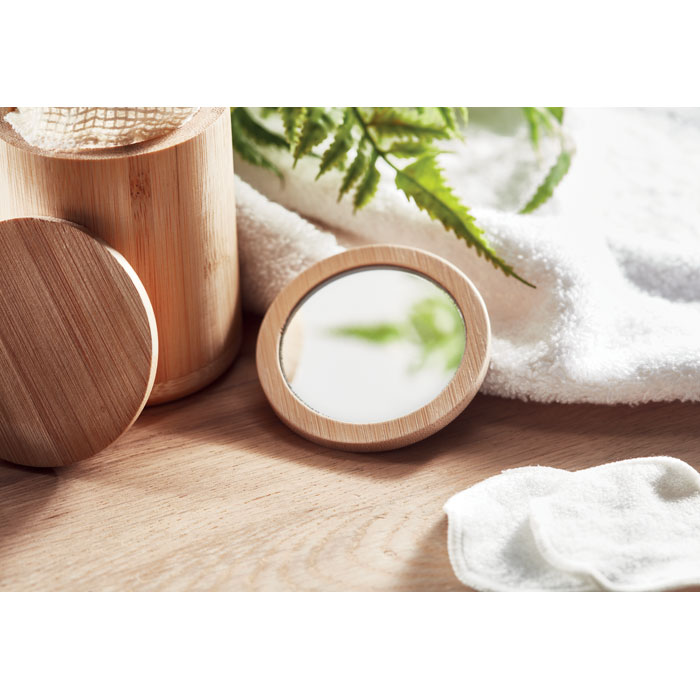 MALAY Espejo de bambú - Hogar - Regalo Promocional Personalizado - imagen 6