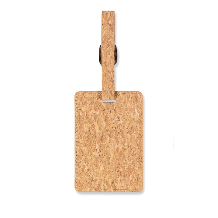 COCO Etiqueta equipaje de corcho - Viaje - Regalo Promocional Personalizado - vista alternativa