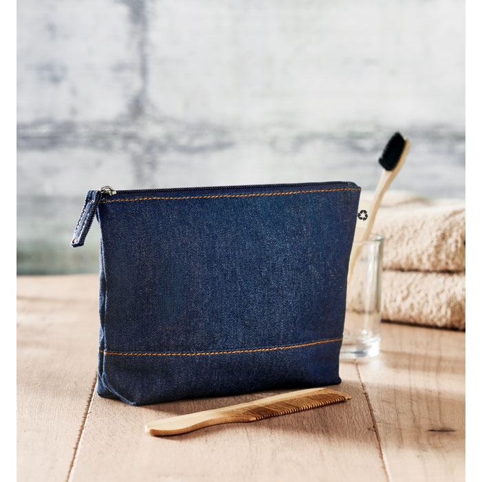 STYLE POUCH Neceser denim reciclado - Neceseres personalizados - Regalo Promocional Personalizado - imagen 5