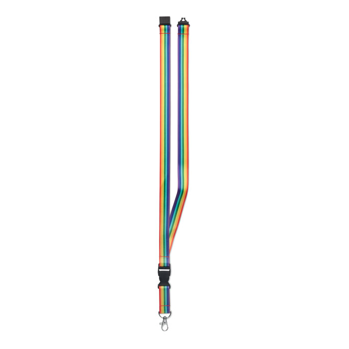 BOWYARD Lanyard RPET rainbow - Lanyards y Pulseras - Regalo Promocional Personalizado - imagen 3