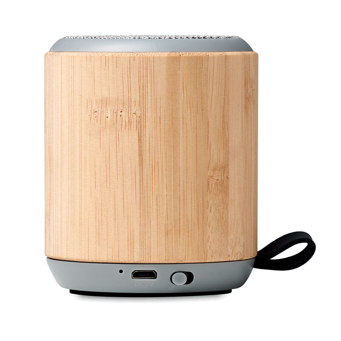 RUGLI Altavoz inalámbrico bambú 5.3 - Tecnología - Regalo Promocional Personalizado - vista alternativa
