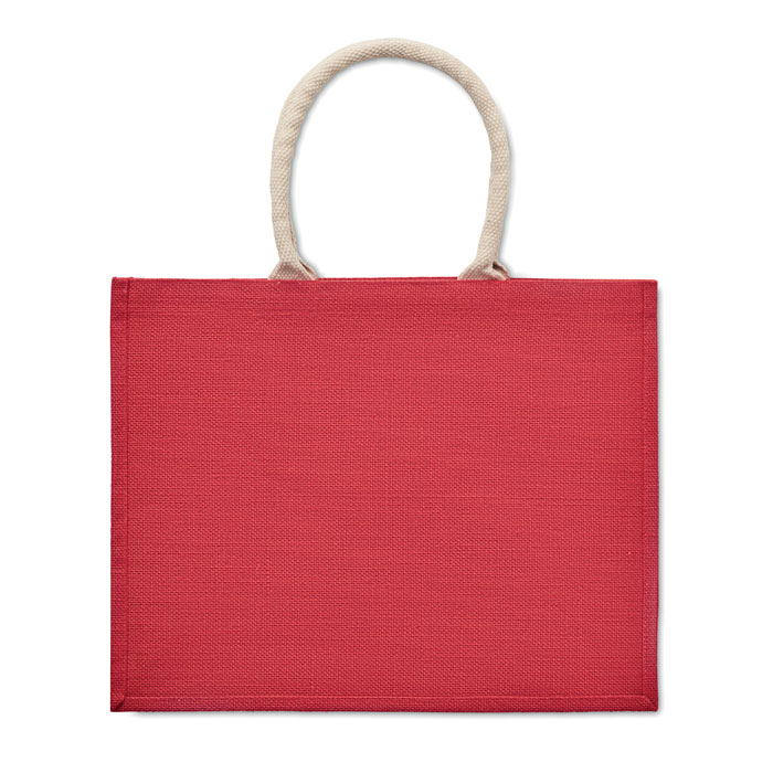 AURA Bolsa de yute y asas algodón - Verano - Regalo Promocional Personalizado - imagen 6