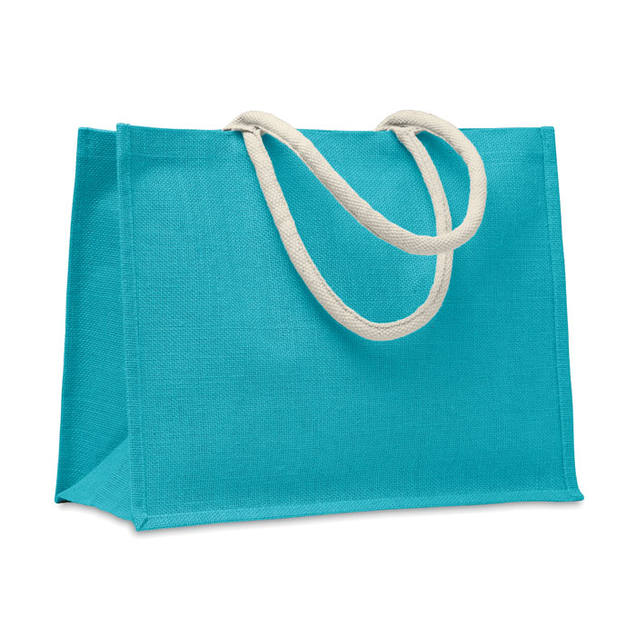 AURA Bolsa de yute y asas algodón - Verano - Regalo Promocional Personalizado - imagen 8