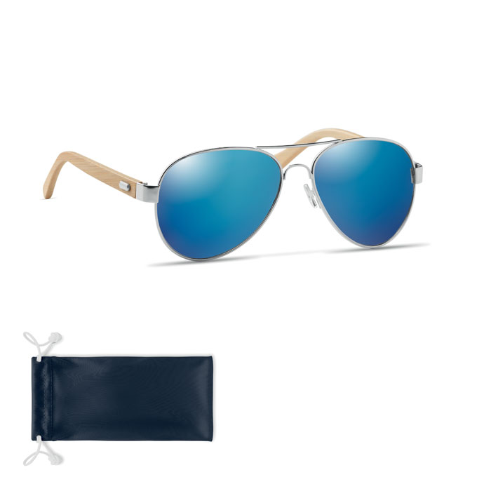 HONIARA Gafas de sol de bambú en bolsa - Verano - Regalo Promocional Personalizado - imagen 7