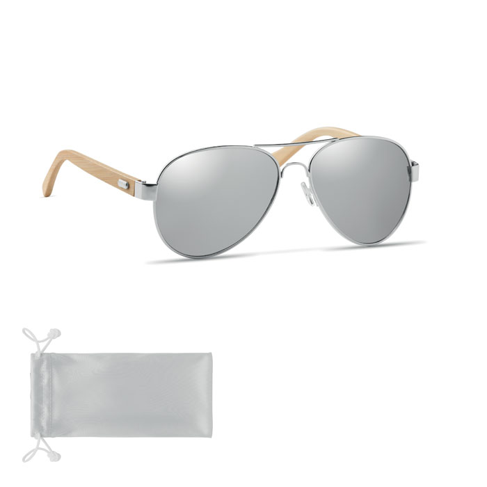 HONIARA Gafas de sol de bambú en bolsa - Verano - Regalo Promocional Personalizado - imagen 14