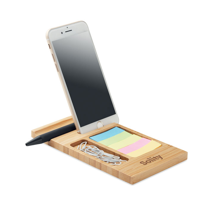 TREVIS Set sobremesa bambú - Tecnología - Regalo Promocional Personalizado - imagen 5