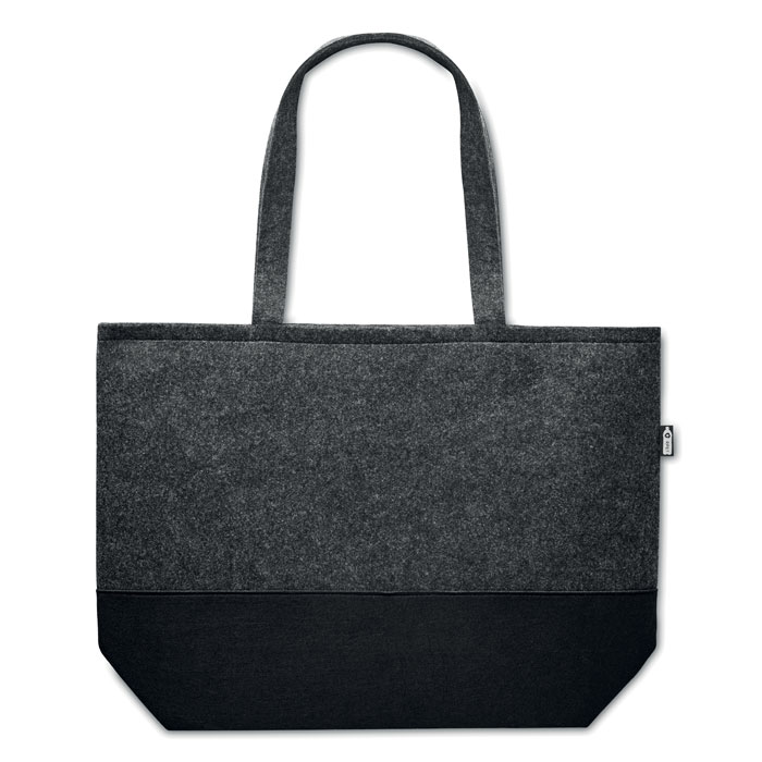 DUO INDICO Bolsa compras de fieltro RPET - Bolsas personalizadas - Regalo Promocional Personalizado - imagen 3