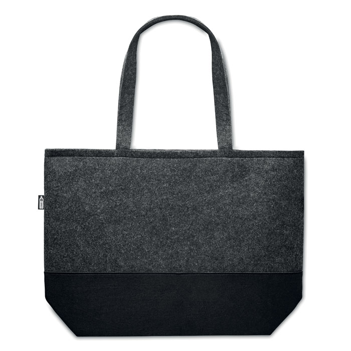 DUO INDICO Bolsa compras de fieltro RPET - Bolsas personalizadas - Regalo Promocional Personalizado - imagen 4