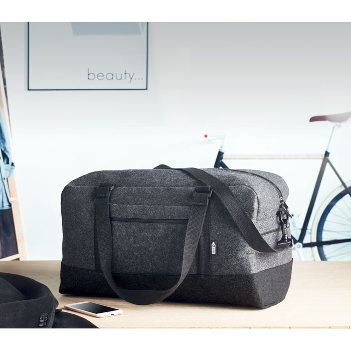 INDICO BAG Bolsa fin de semana de fieltro - Bolsas personalizadas de deporte - Regalo Promocional Personalizado - imagen 7