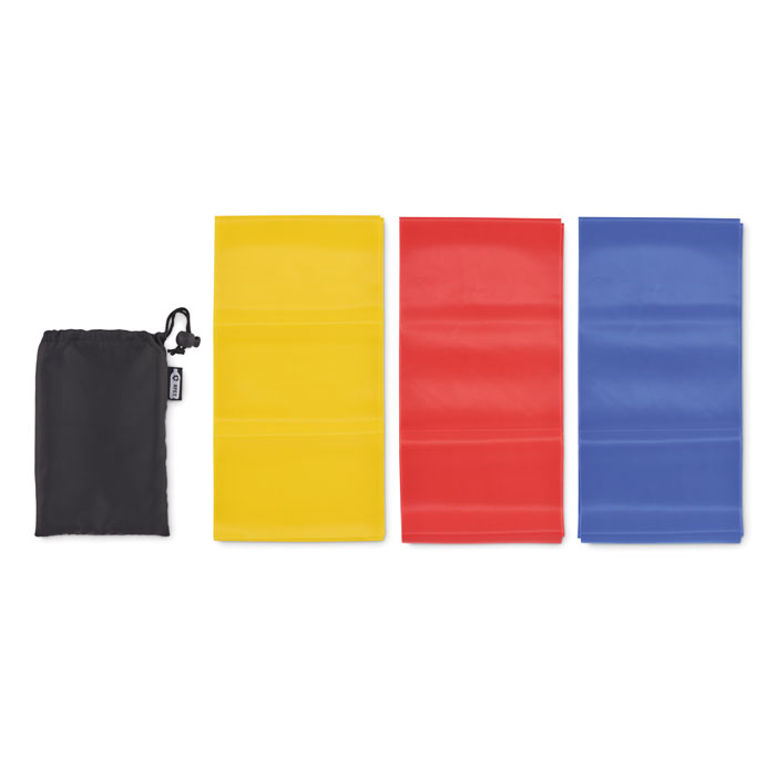 TOP FIT Set de 3 bandas gimnasia TPE - Fitness - Regalo Promocional Personalizado - vista alternativa