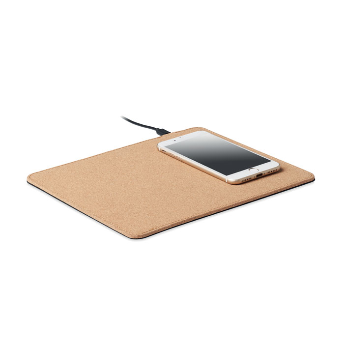 WIRELESS MATTY Alfombrilla corcho cargador 15W - Tecnología - Regalo Promocional Personalizado - imagen 3