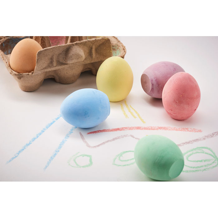TAMAGO Set 6 tizas en forma de huevo - Niños y Juegos - Regalo Promocional Personalizado - imagen 6