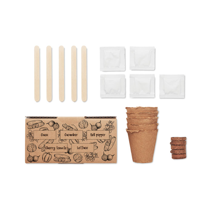 SALAD Kit de cultivo de verduras - Jardín - Regalo Promocional Personalizado - imagen 3