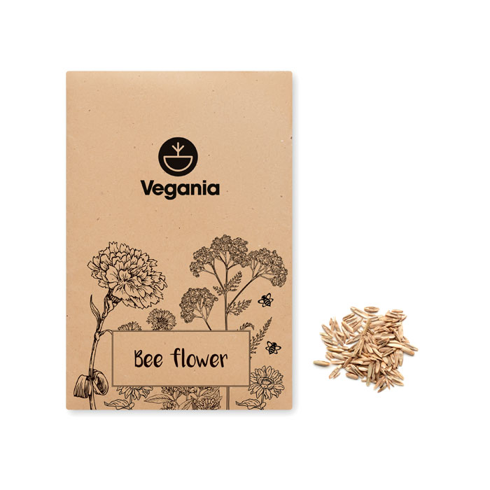 SEEDLOPEBEE Mezcla de semillas de flores - Jardín - Regalo Promocional Personalizado - imagen 4