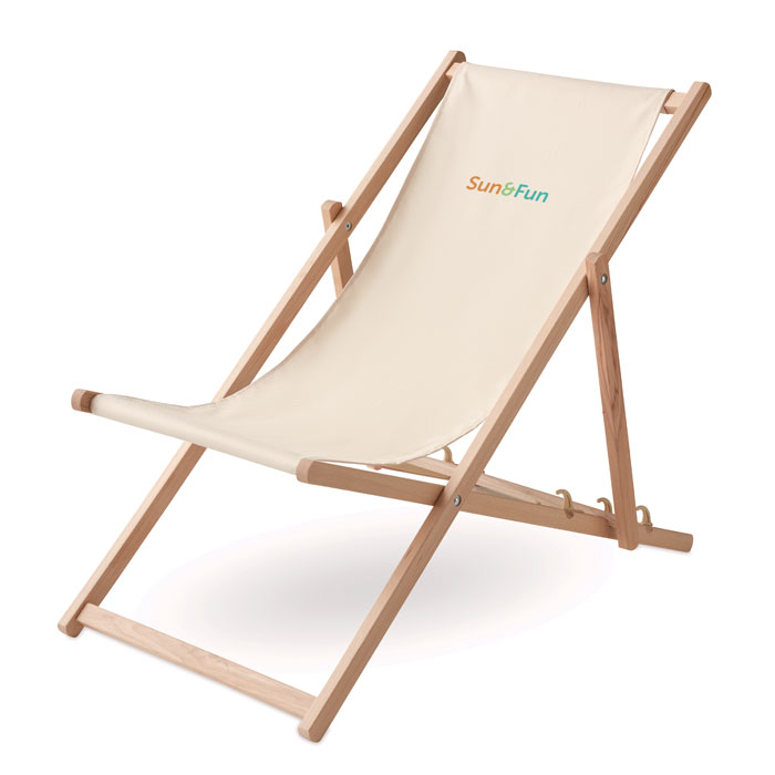 HONOPU Silla de playa en madera - Verano - Regalo Promocional Personalizado - imagen 4
