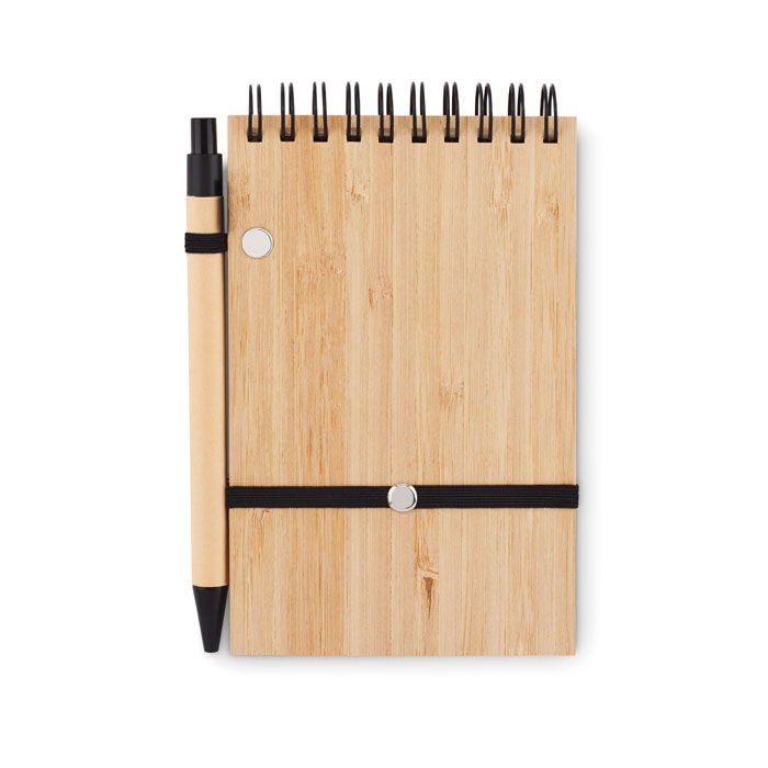 SONORABAM Libreta de bambú A6 - Oficina - Regalo Promocional Personalizado - vista alternativa