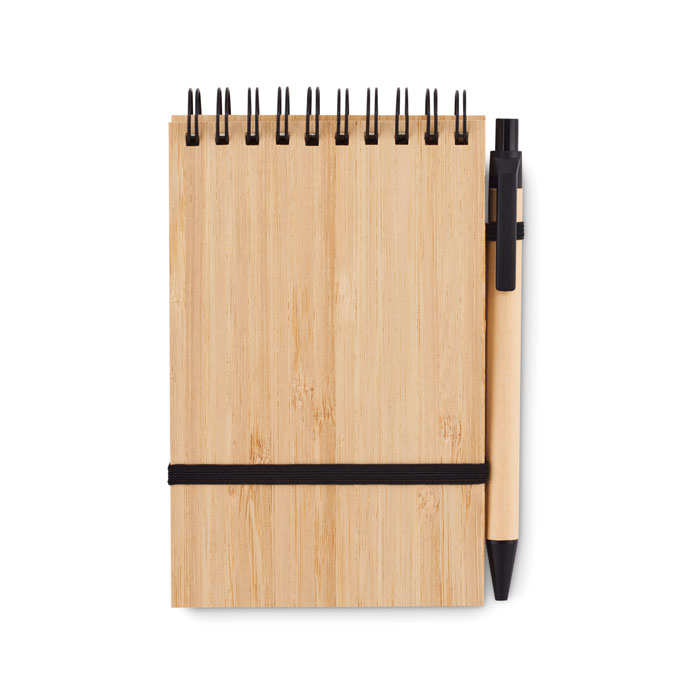 SONORABAM Libreta de bambú A6 - Oficina - Regalo Promocional Personalizado - imagen 3