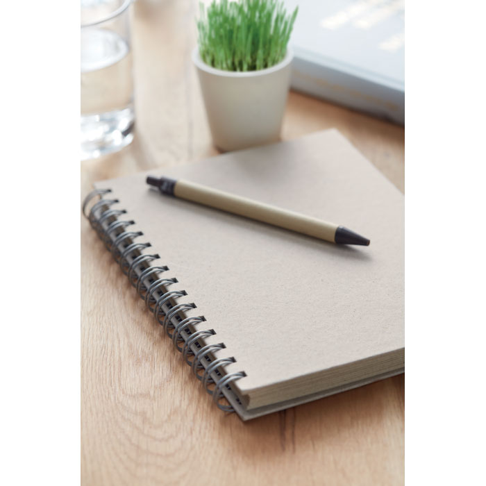 GRASS BOOK Libreta anillas A5 papel hierba - Oficina - Regalo Promocional Personalizado - imagen 7
