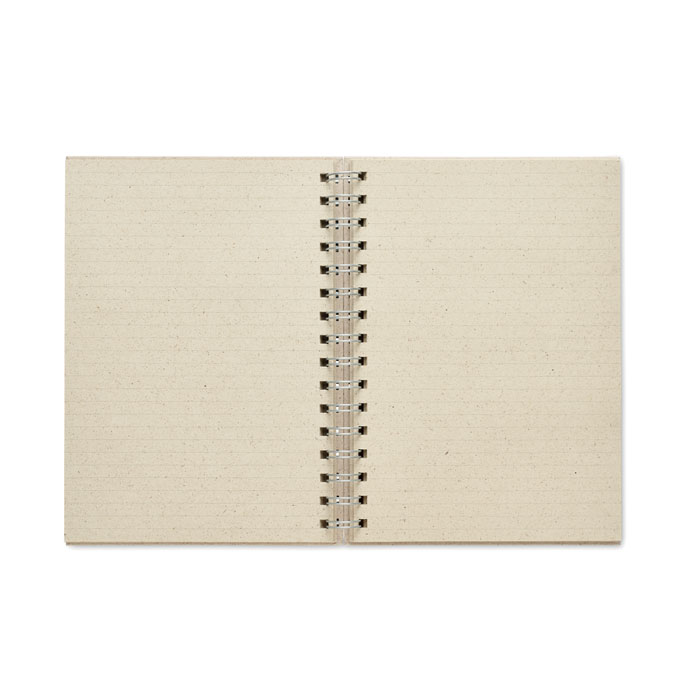 GRASS BOOK Libreta anillas A5 papel hierba - Oficina - Regalo Promocional Personalizado - vista alternativa