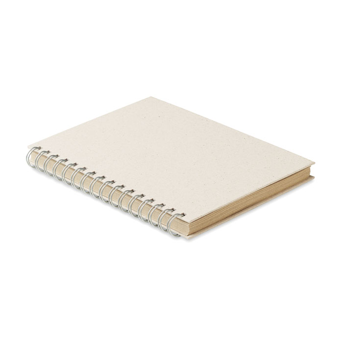 GRASS BOOK Libreta anillas A5 papel hierba - Oficina - Regalo Promocional Personalizado - imagen 3