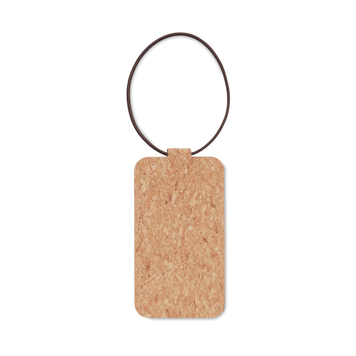 OVALIS Etiqueta de equipaje de corcho - Viaje - Regalo Promocional Personalizado - vista alternativa