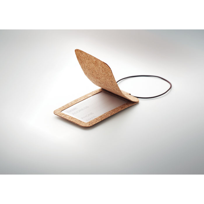 OVALIS Etiqueta de equipaje de corcho - Viaje - Regalo Promocional Personalizado - imagen 6