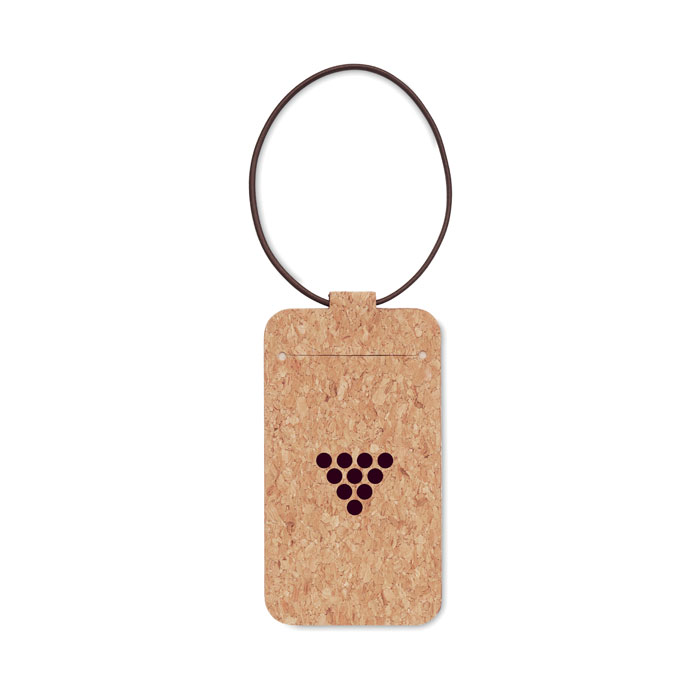 OVALIS Etiqueta de equipaje de corcho - Viaje - Regalo Promocional Personalizado - imagen 5